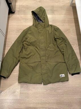 MEC Olive Green Hooded Ski Jacket